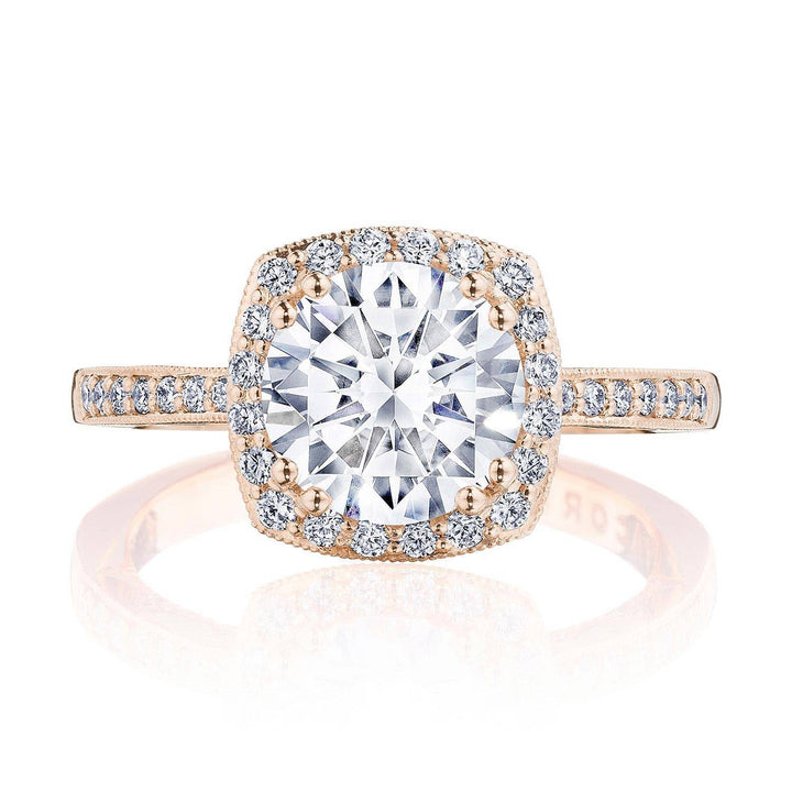 Round Bloom Engagement Ring