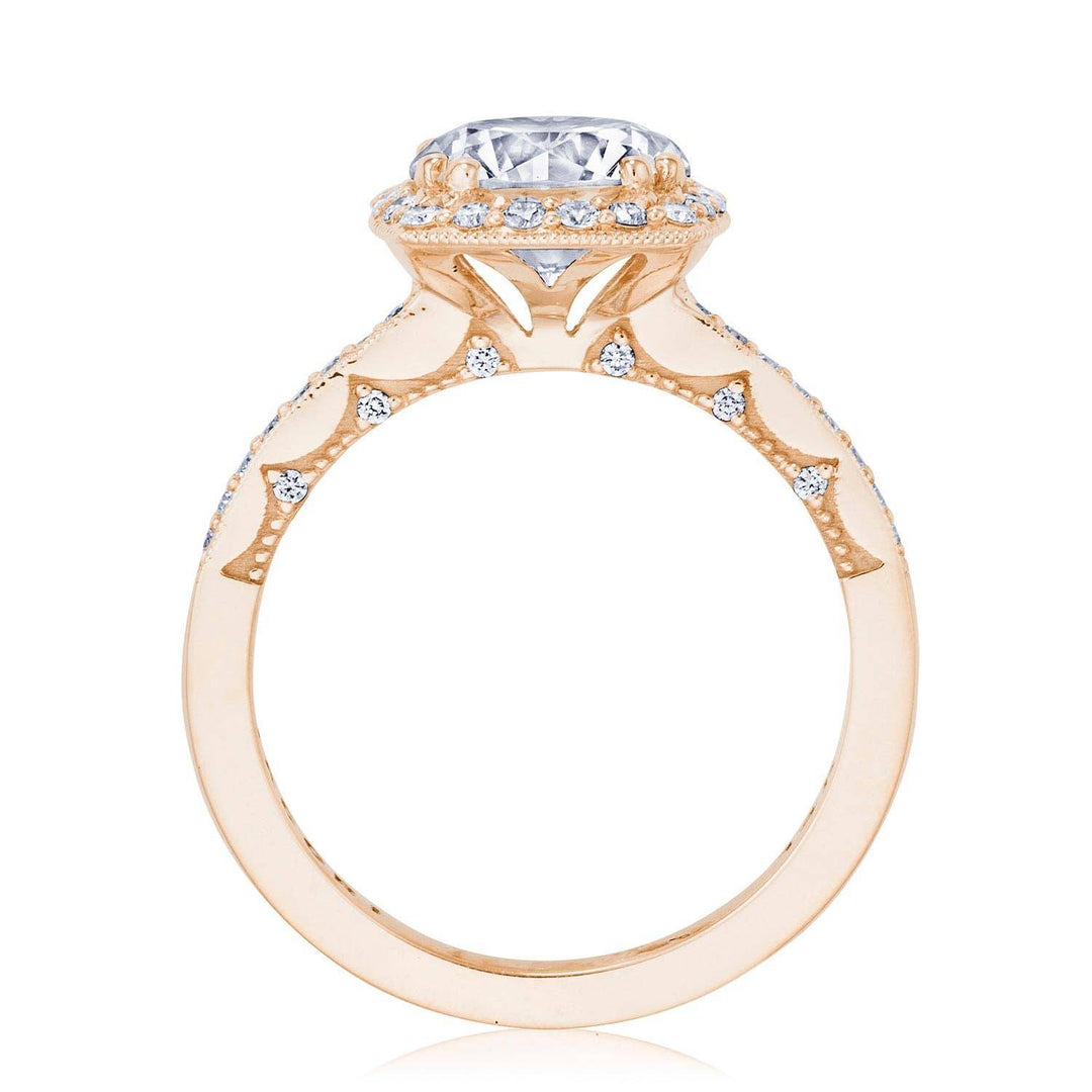Round Bloom Engagement Ring