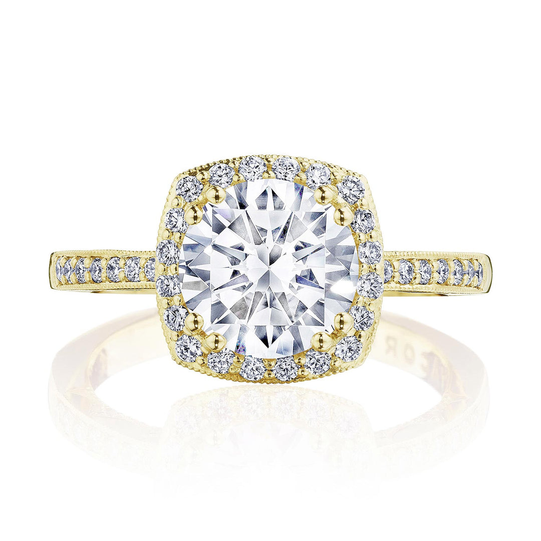 Round Bloom Engagement Ring