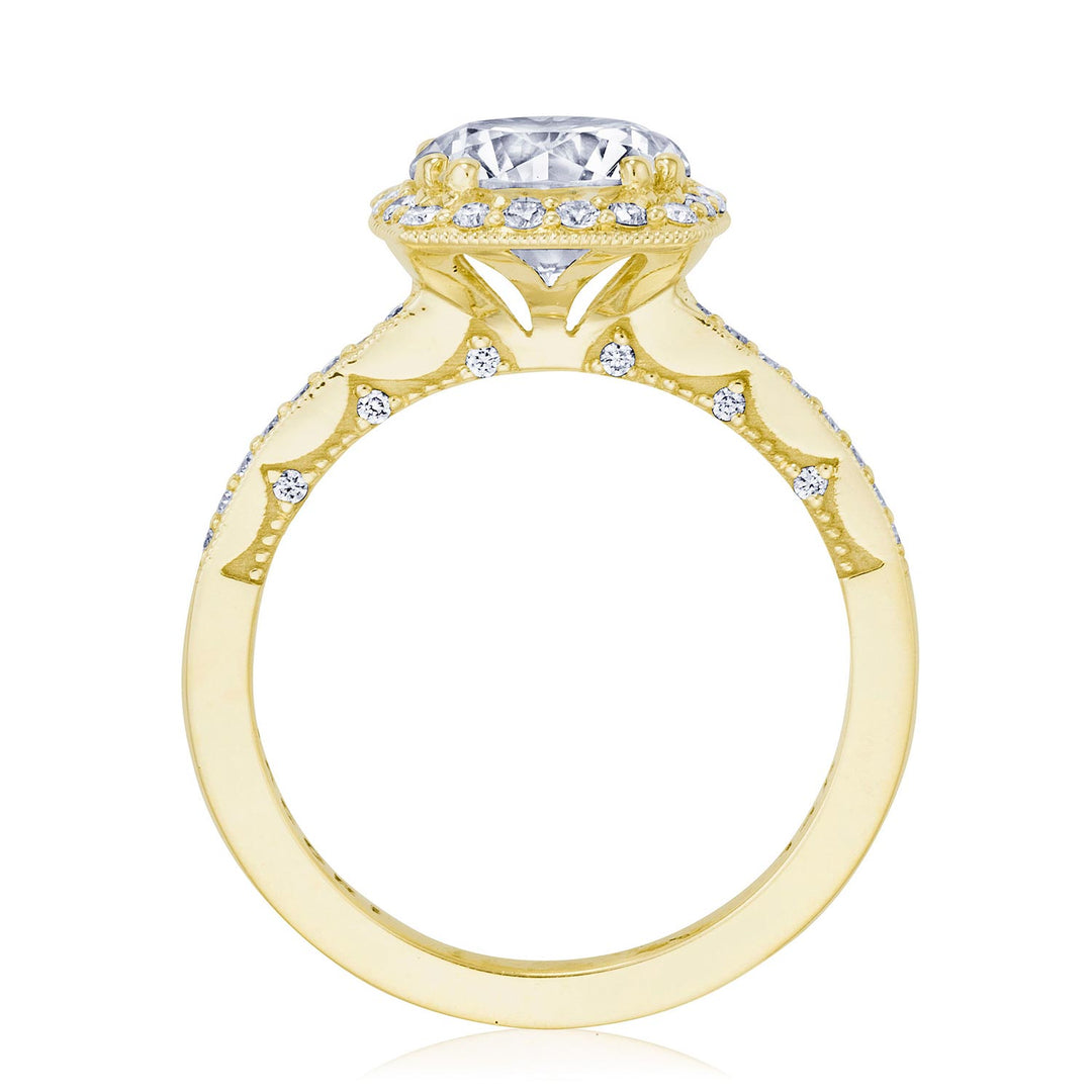 Round Bloom Engagement Ring