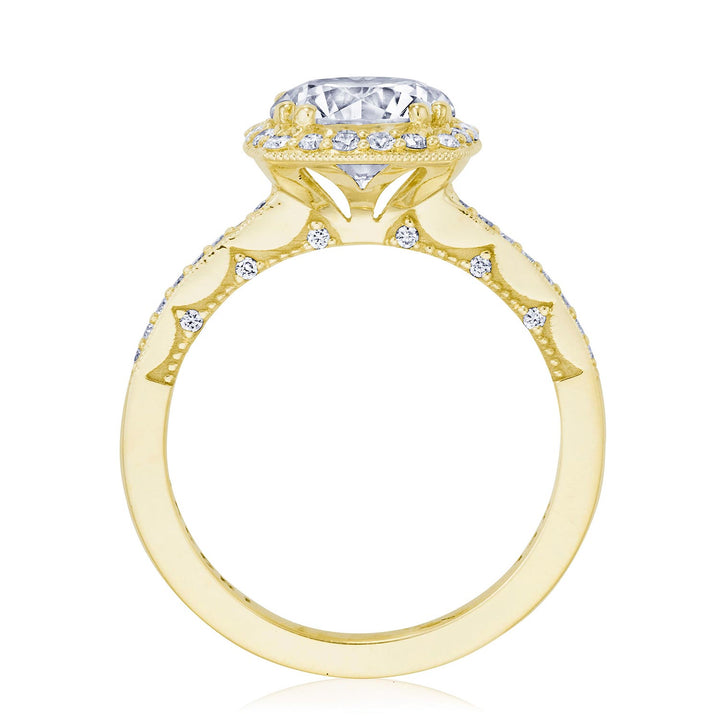 Round Bloom Engagement Ring