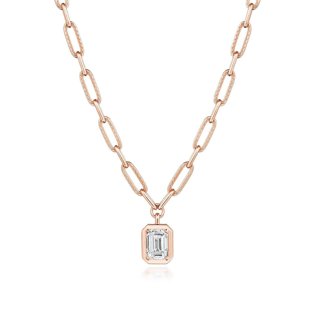 Petite Diamond Link Necklace - 1.54ct