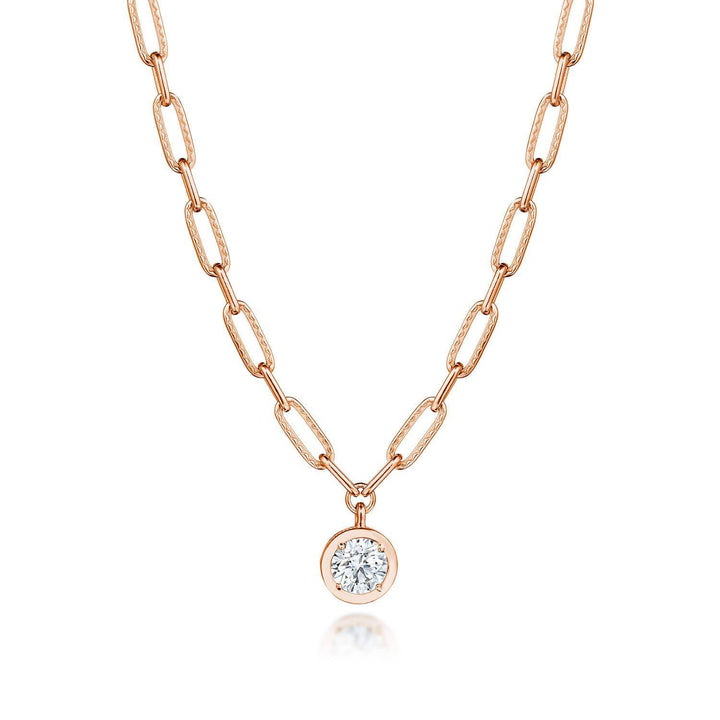 Petite Diamond Link Necklace - 1.54ct