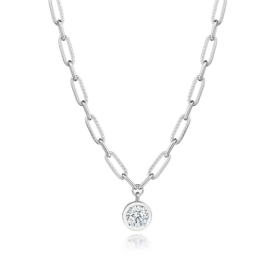 Petite Diamond Link Necklace