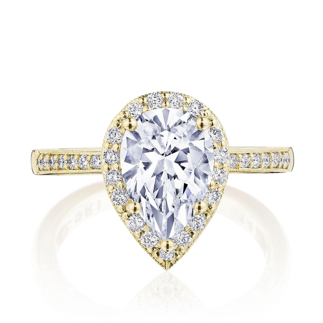 Pear Bloom Engagement Ring
