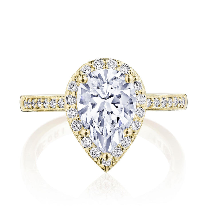 Pear Bloom Engagement Ring