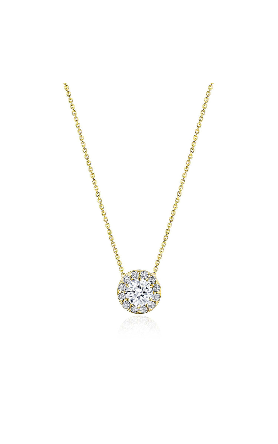17"" Single Bloom Diamond Necklace