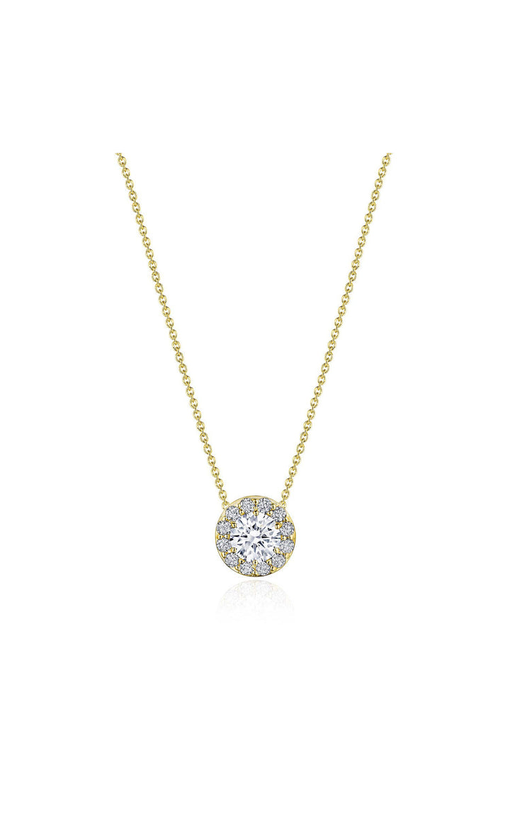 17"" Single Bloom Diamond Necklace