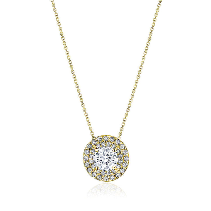 17"" Double Bloom Diamond Necklace