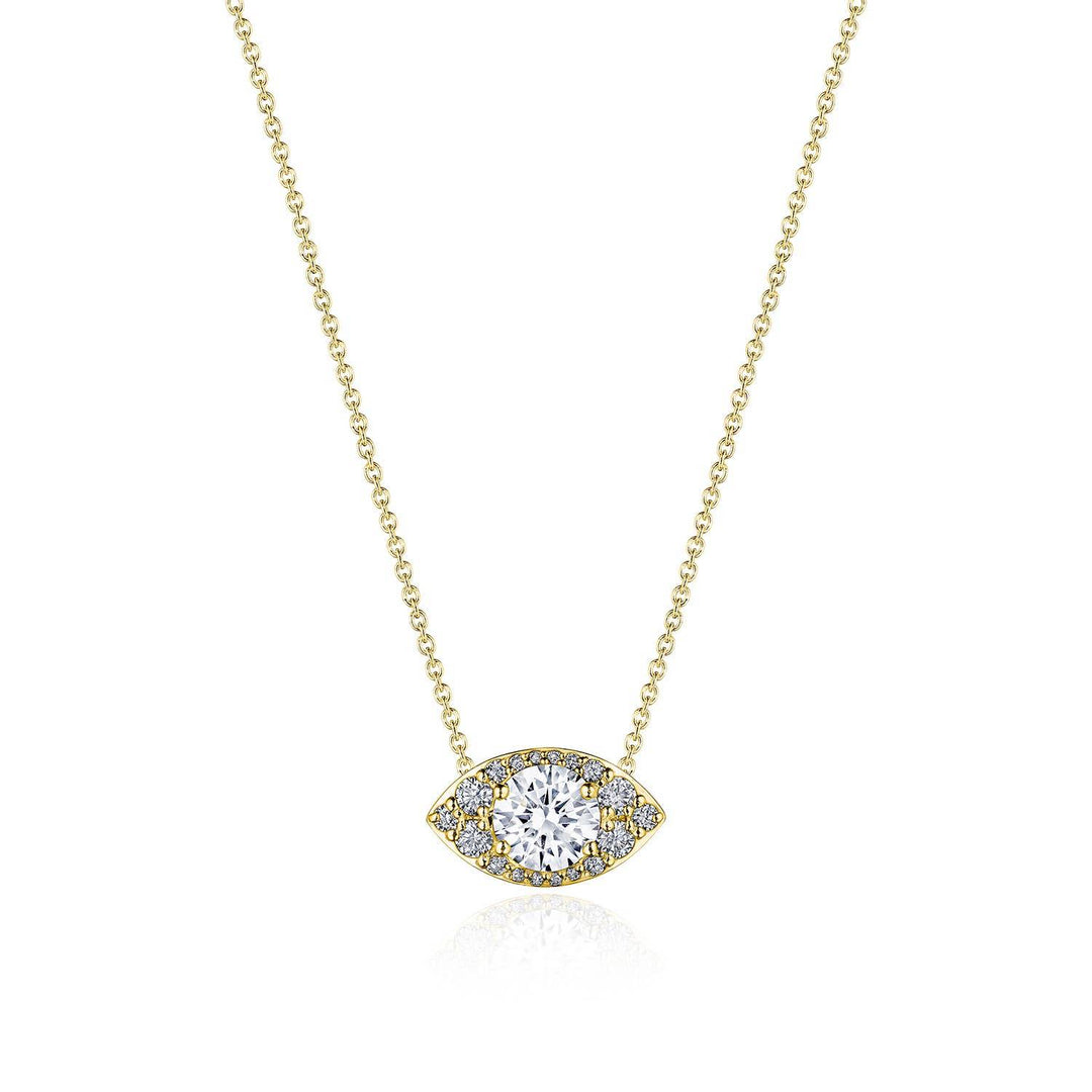 17"" Marquise Bloom Diamond Necklace