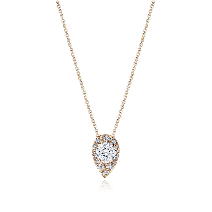 17"" Pear Bloom Diamond Necklace