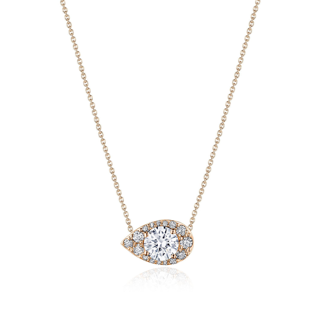 17"" Pear Bloom Diamond Necklace