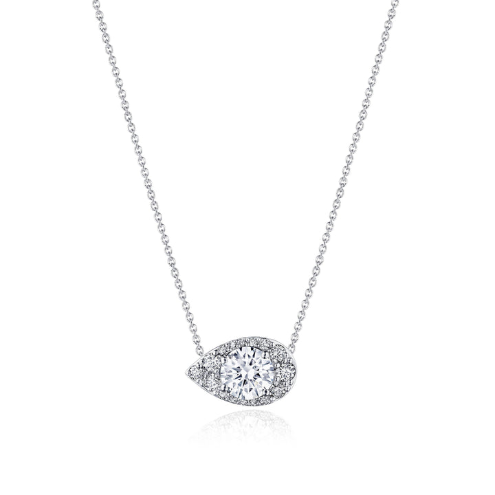 17"" Pear Bloom Diamond Necklace