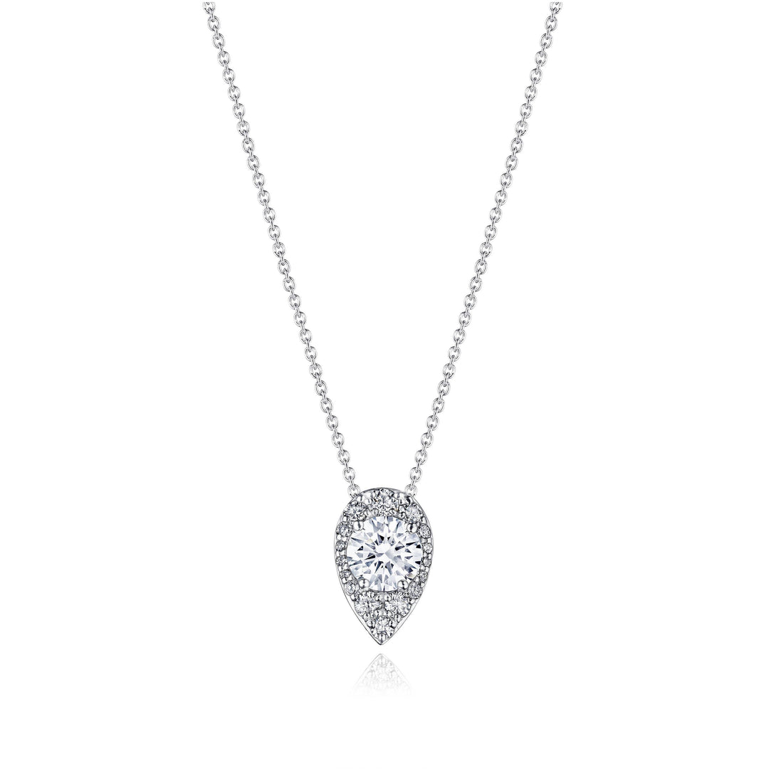 17"" Pear Bloom Diamond Necklace