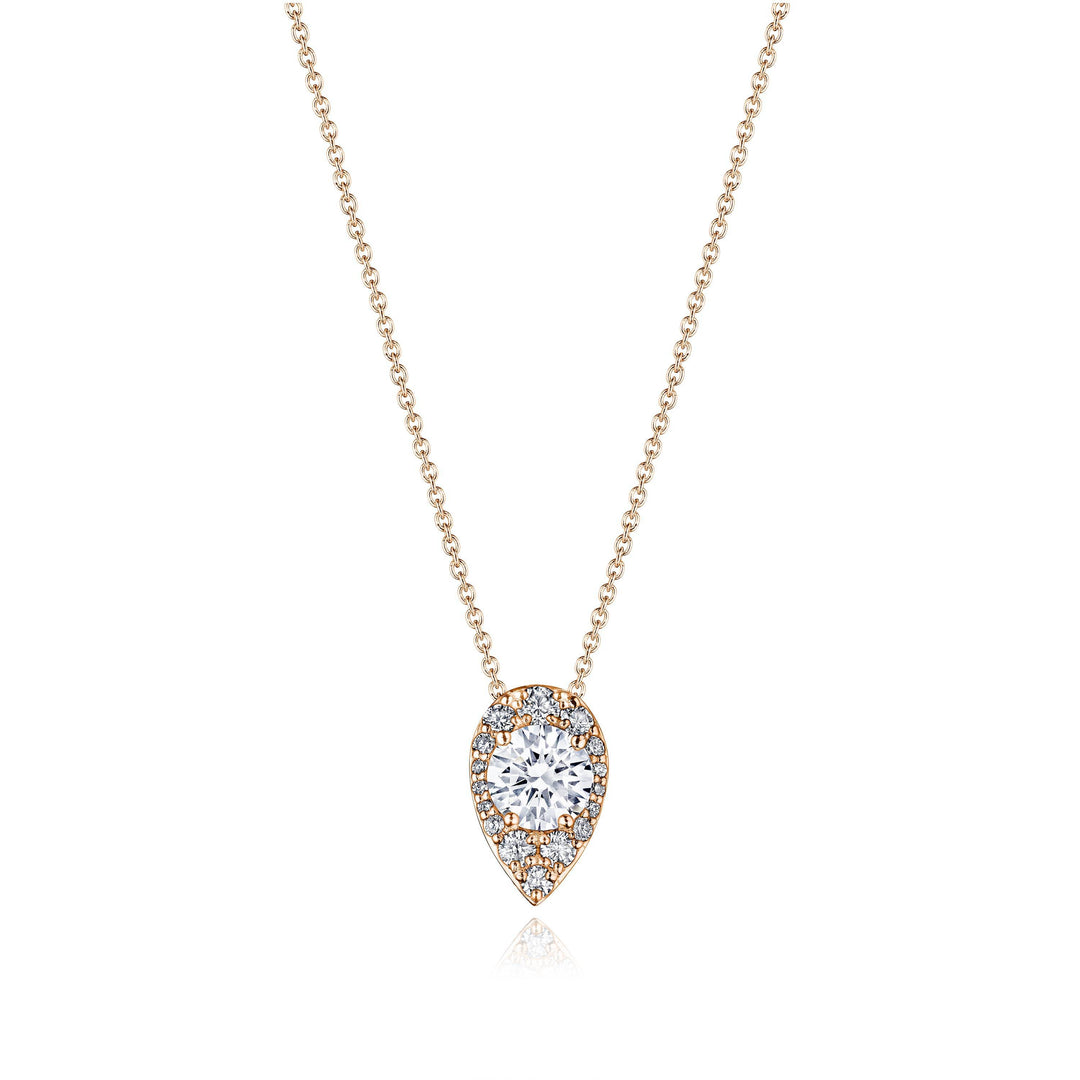 17"" Pear Bloom Diamond Necklace