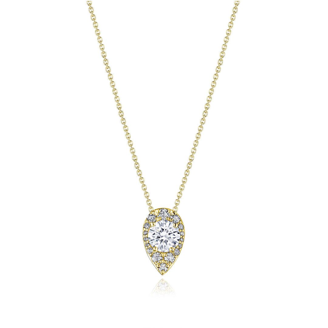 17"" Pear Bloom Diamond Necklace