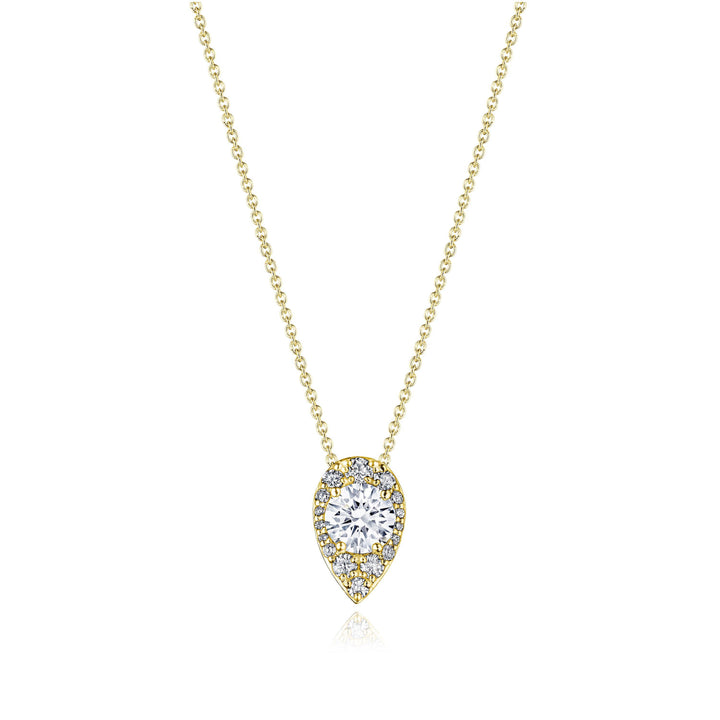 17"" Pear Bloom Diamond Necklace
