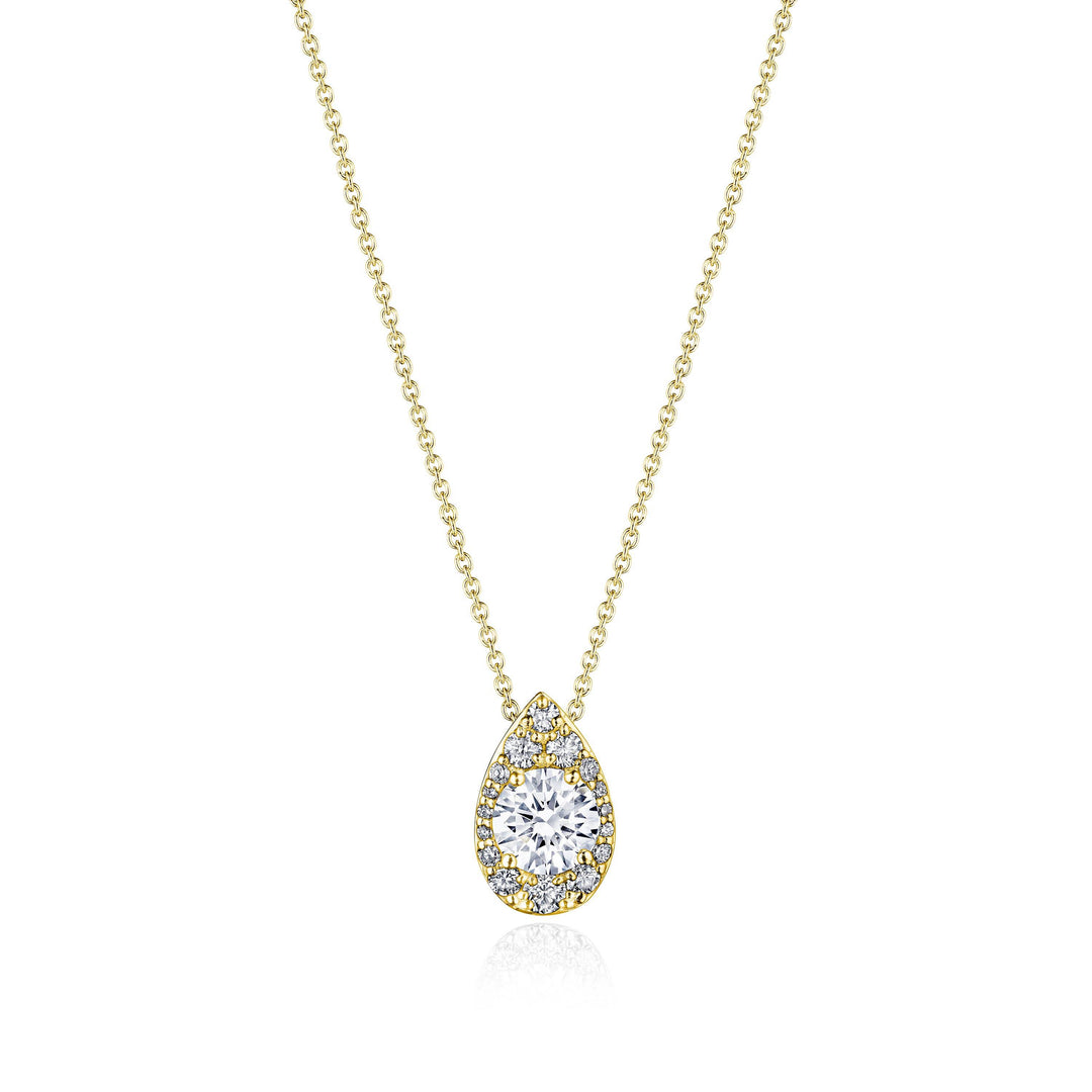 17"" Pear Bloom Diamond Necklace
