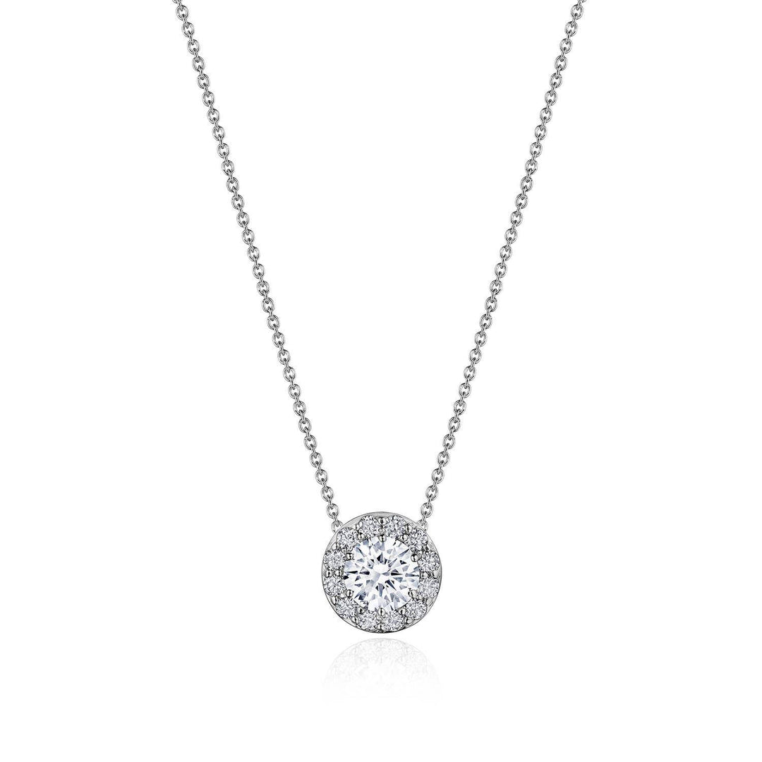 17"" Single Bloom Diamond Necklace