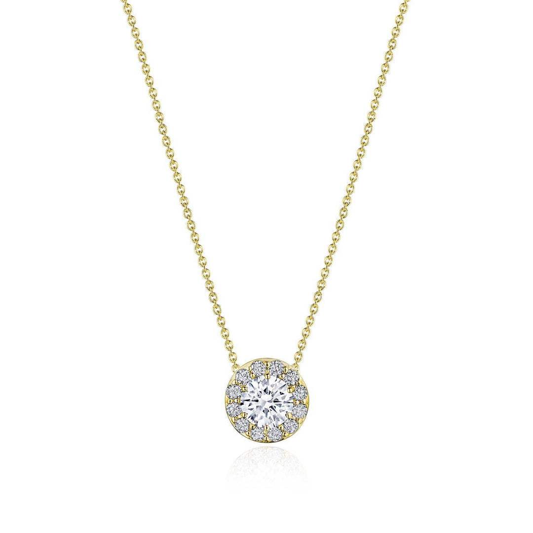 17"" Single Bloom Diamond Necklace