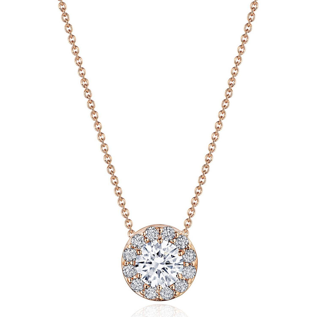 17"" Single Bloom Diamond Necklace