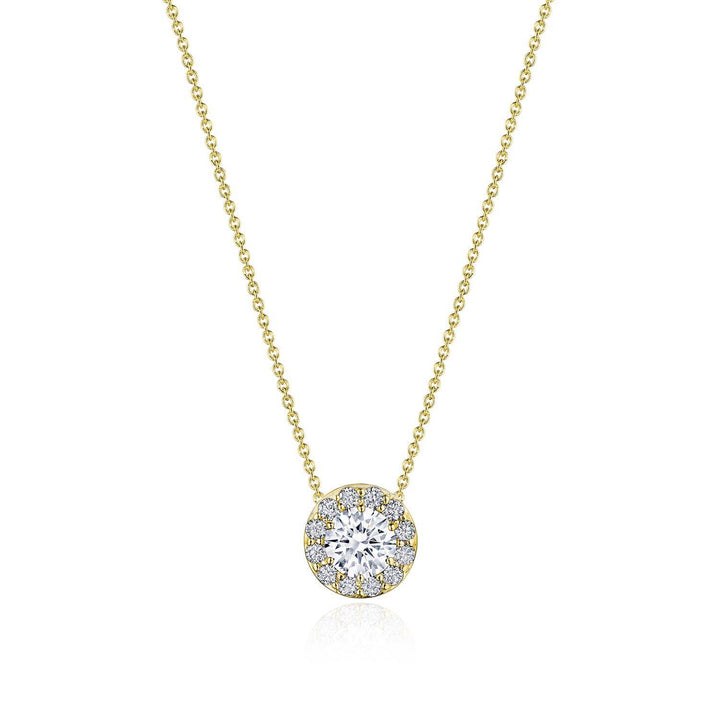 17"" Single Bloom Diamond Necklace