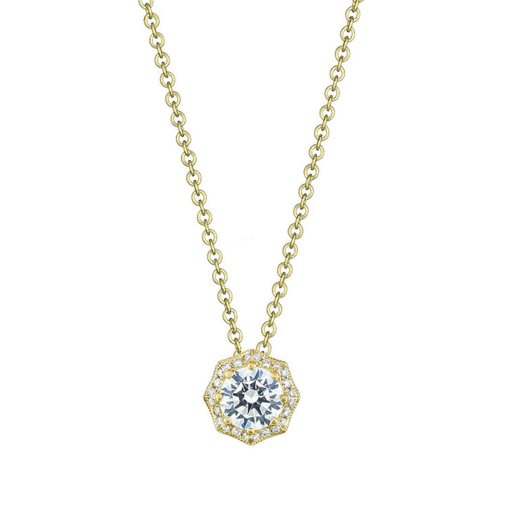 Art Deco Bloom Diamond Necklace