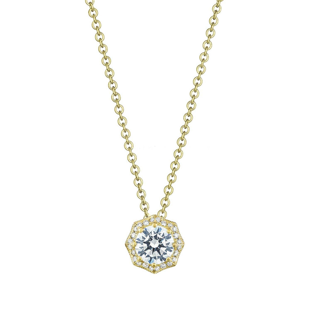 Art Deco Bloom Diamond Necklace