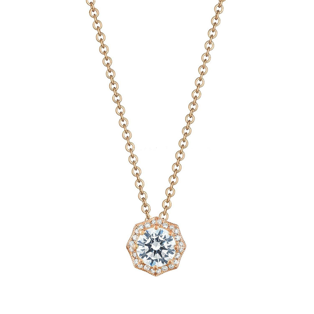 Art Deco Bloom Diamond Necklace