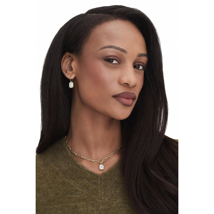 Diamond French Wire Earring - 4.1ct