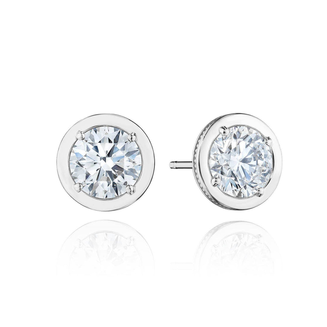 Round Diamond Stud Earring