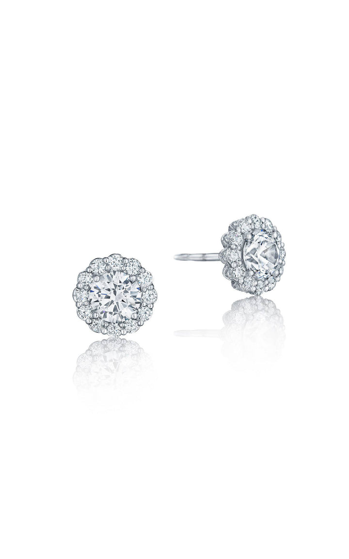 Full Bloom Diamond Stud Earrings