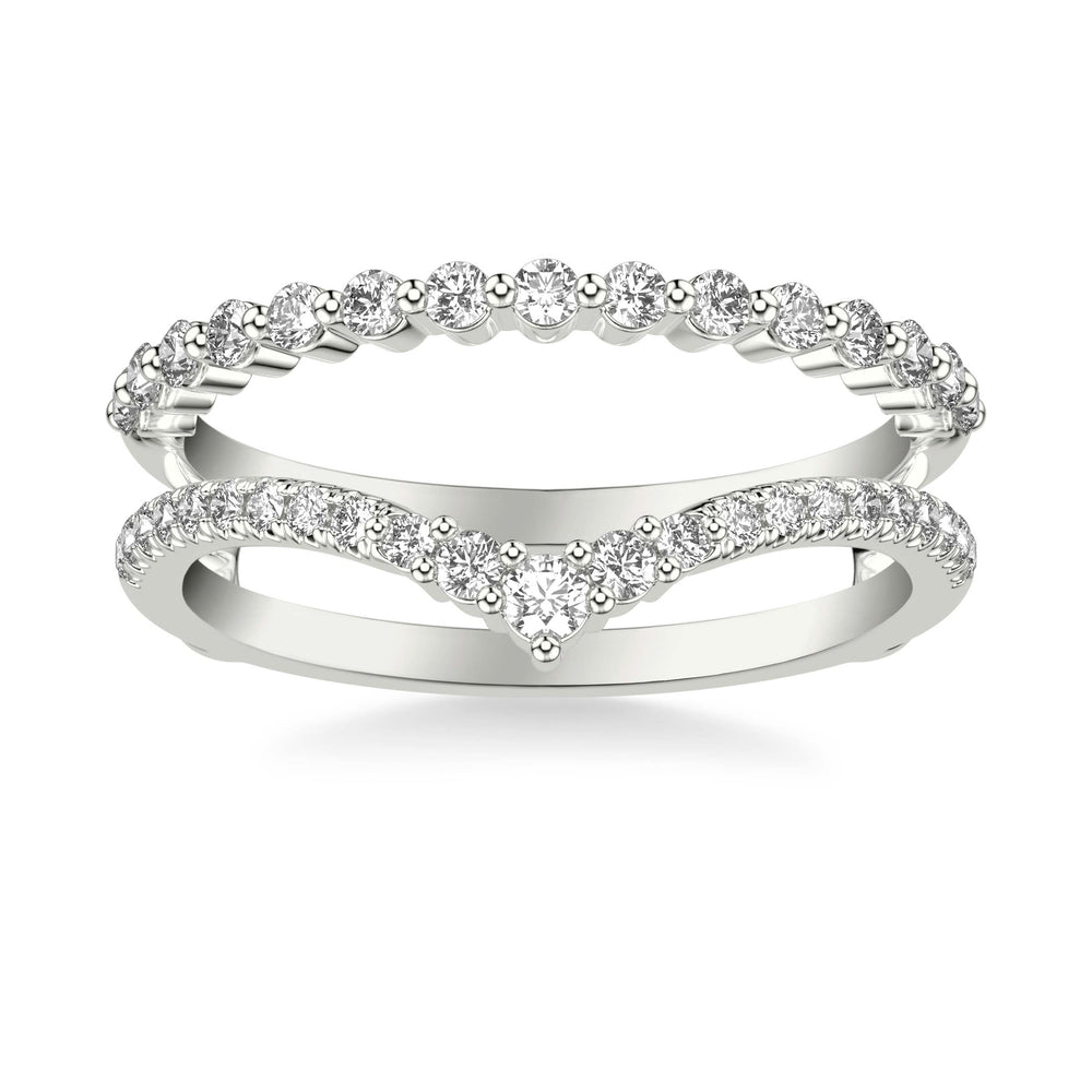 Contemporary Asymmetrical Straight and V-Shape Ring Enhancer