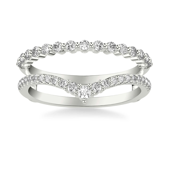 Contemporary Asymmetrical Straight and V-Shape Ring Enhancer