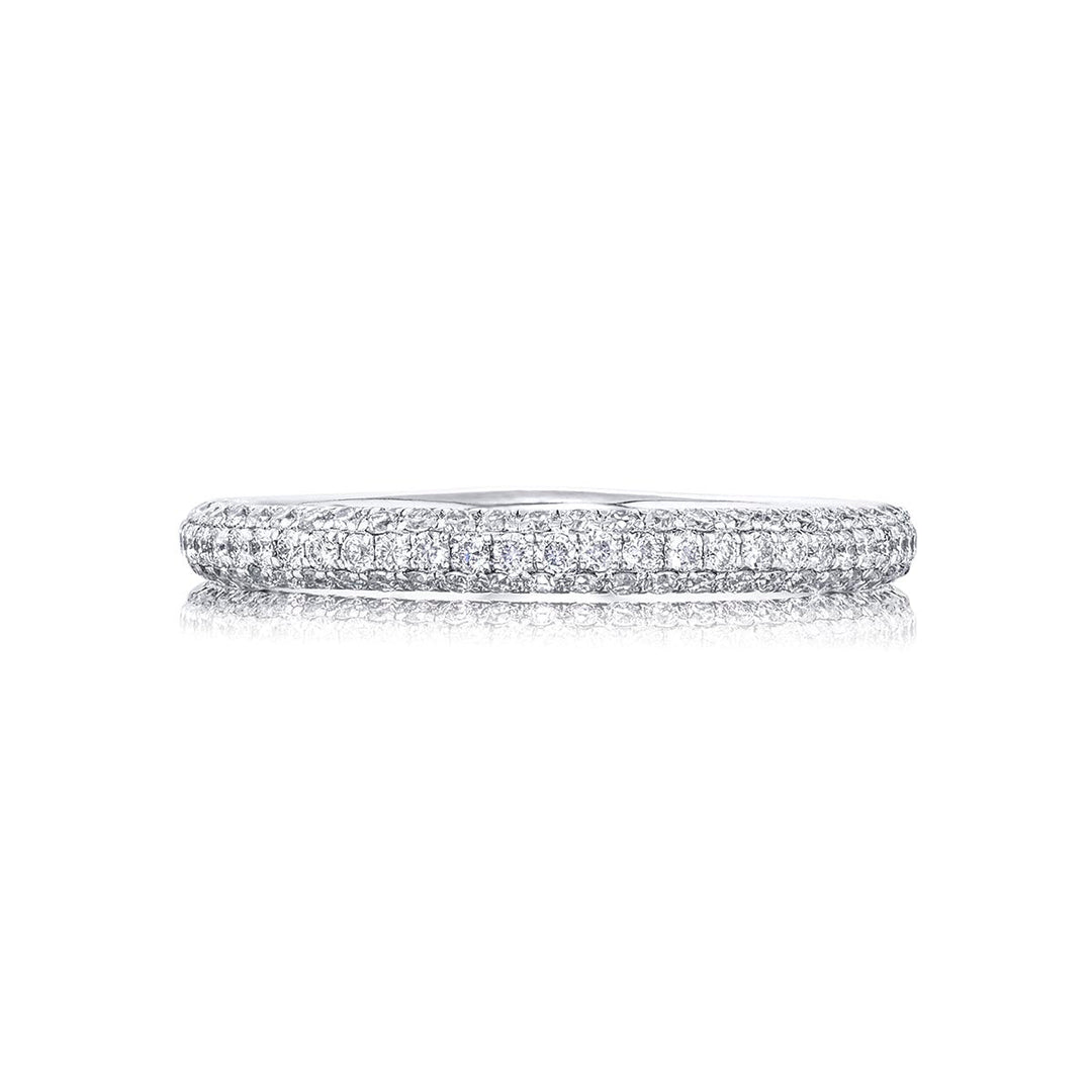 Elegance Elevated: Classic Single-Row Diamond Band