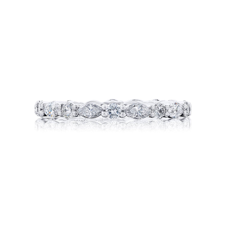 Diamond Eternity Band Marquise & Round 0.95 ctw.
