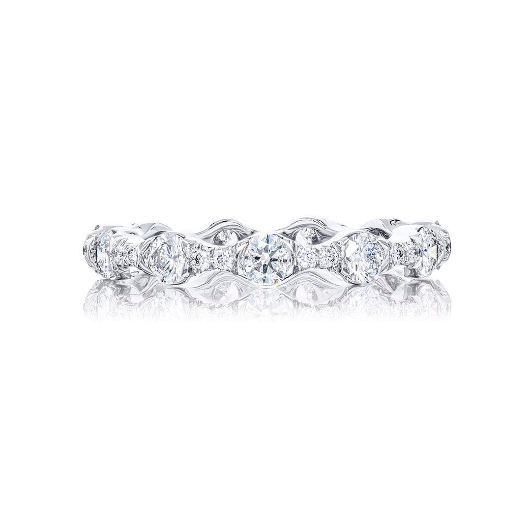 Diamond Eternity Band Round Diamonds Bezel Set 1.16 ctw.