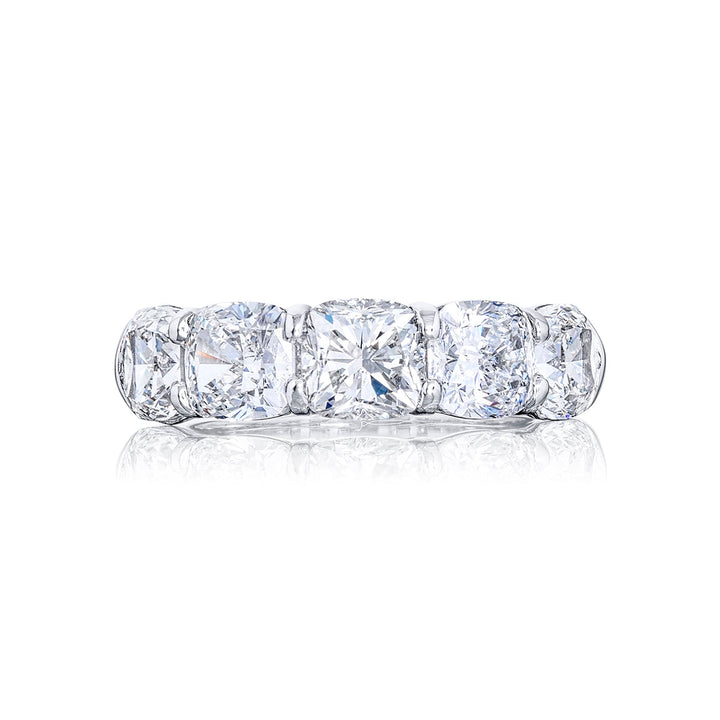 Elegance Elevated: Classic Cushion-Cut Diamond Band