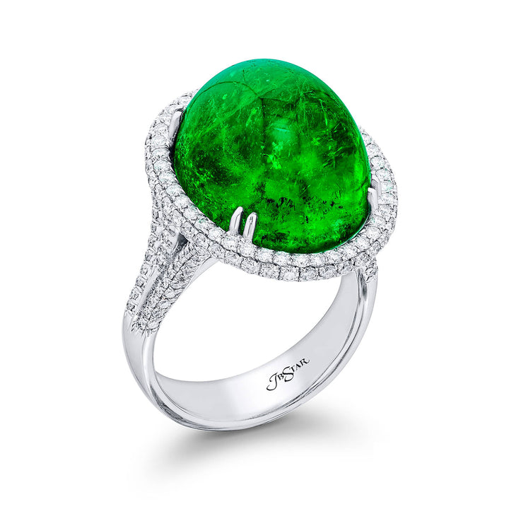 One-of-a-Kind 19.37 ct. Certified Colombian Emerald Ring