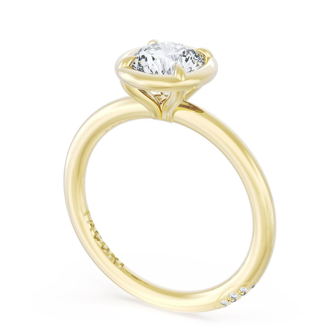 Round Solitaire Engagement Ring