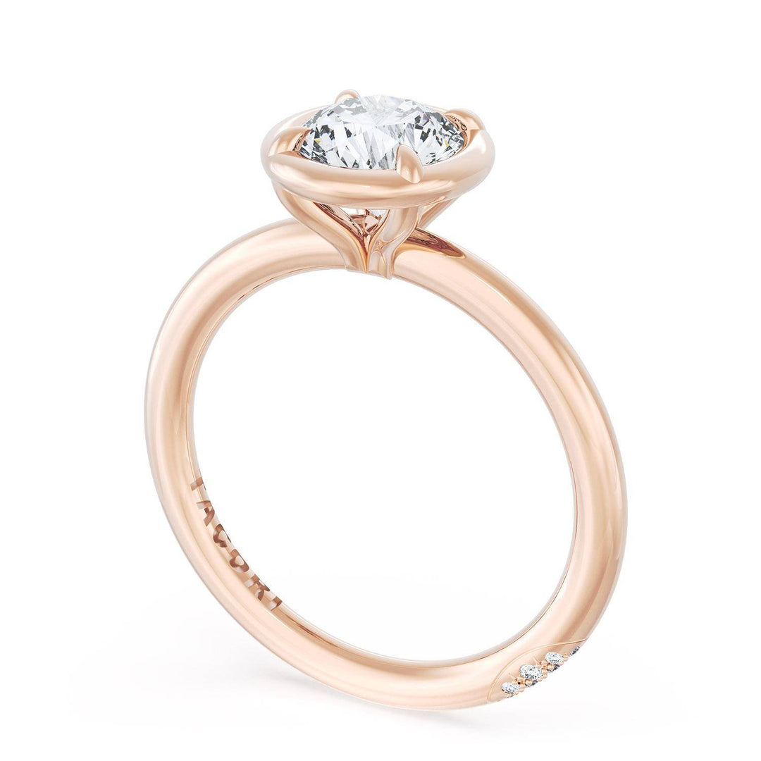 Round Solitaire Engagement Ring