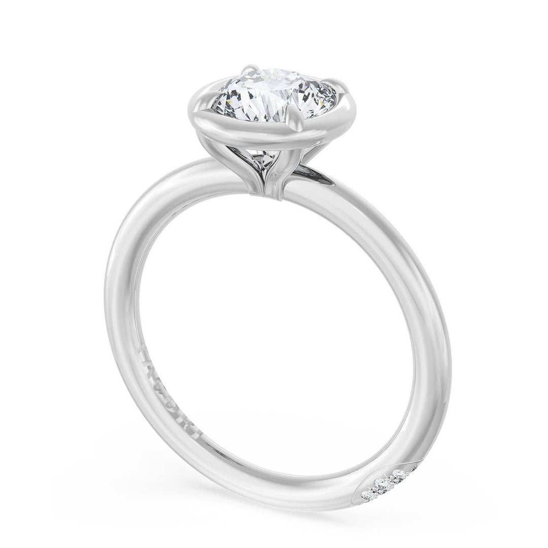 Round Solitaire Engagement Ring