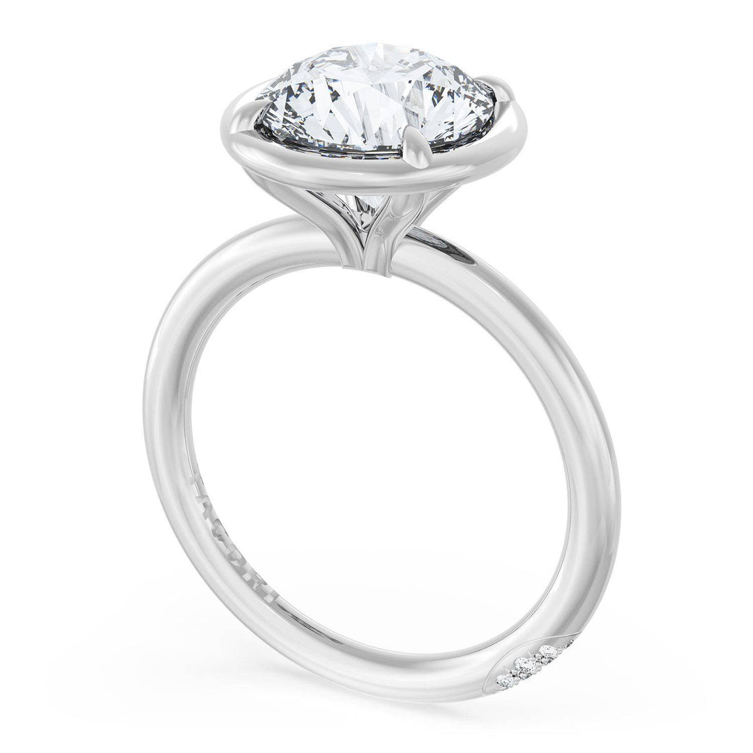 Round Solitaire Engagement Ring