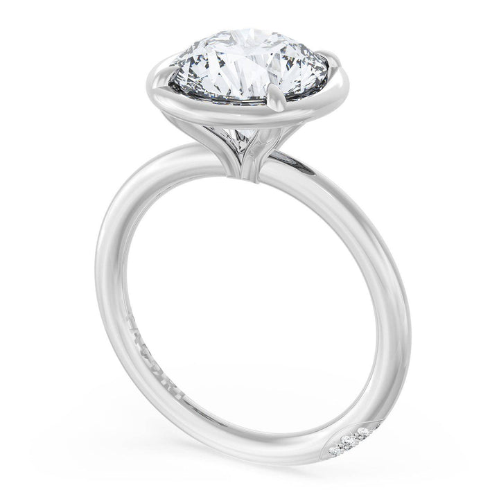 Round Solitaire Engagement Ring