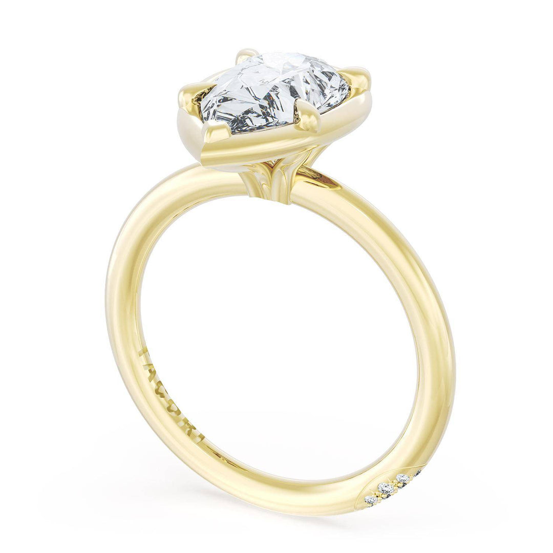 Pear Solitaire Engagement Ring