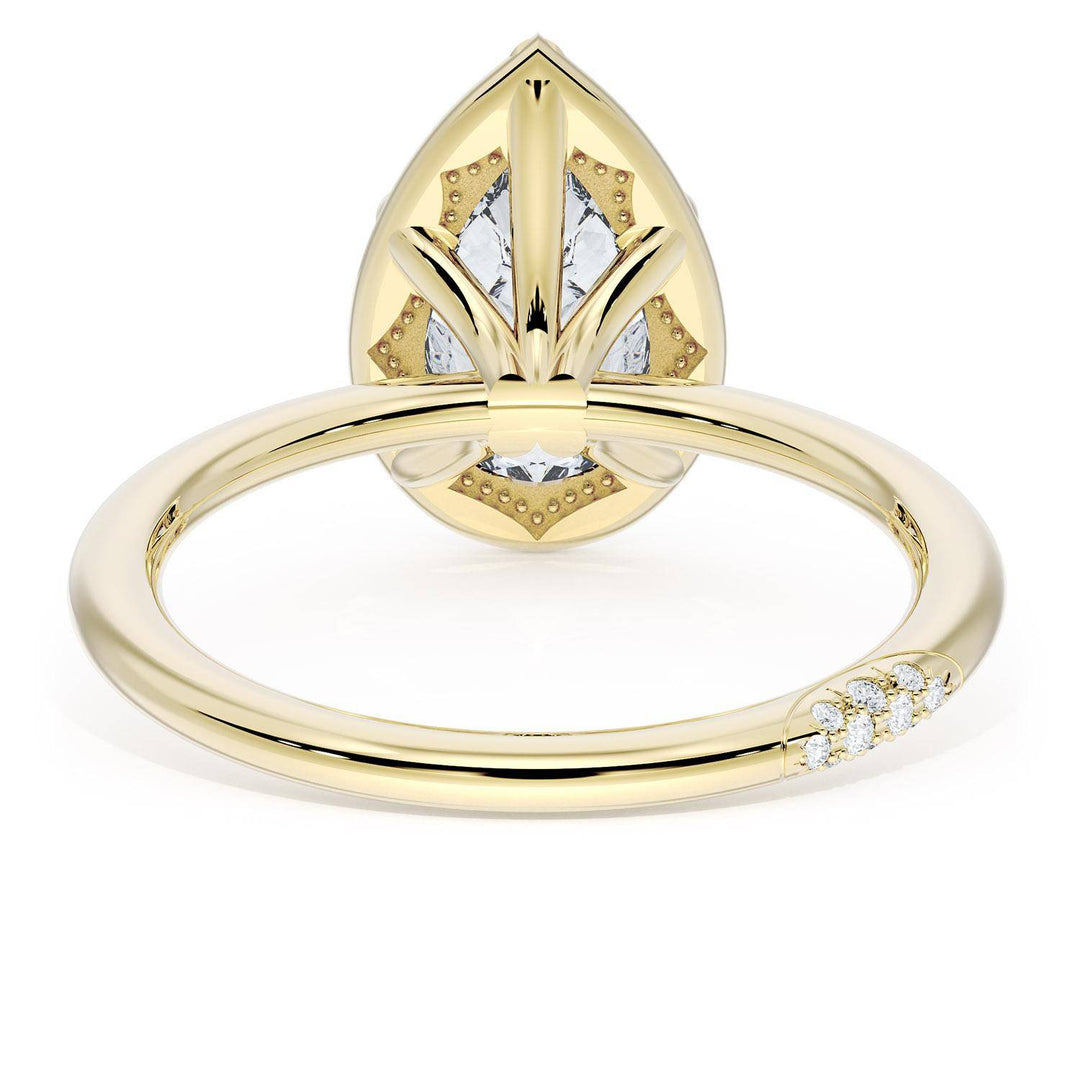Pear Solitaire Engagement Ring