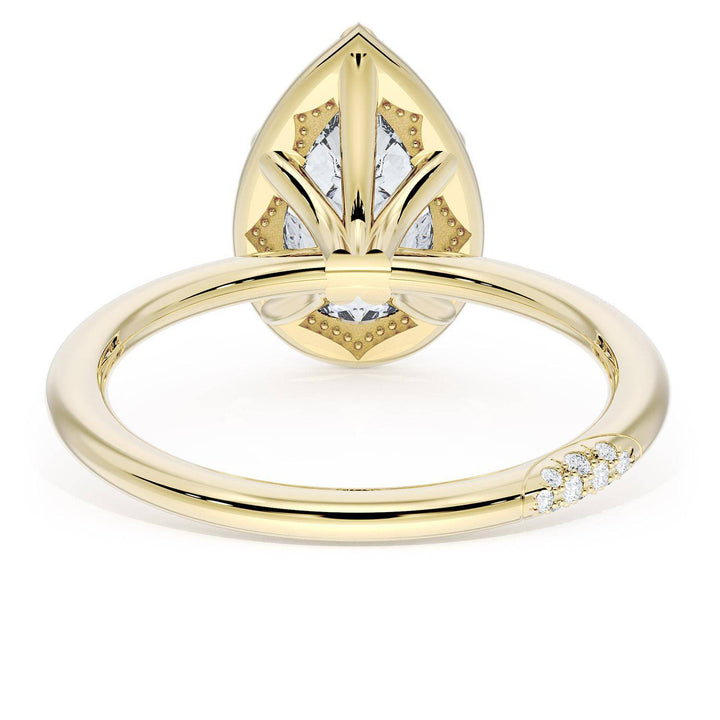 Pear Solitaire Engagement Ring