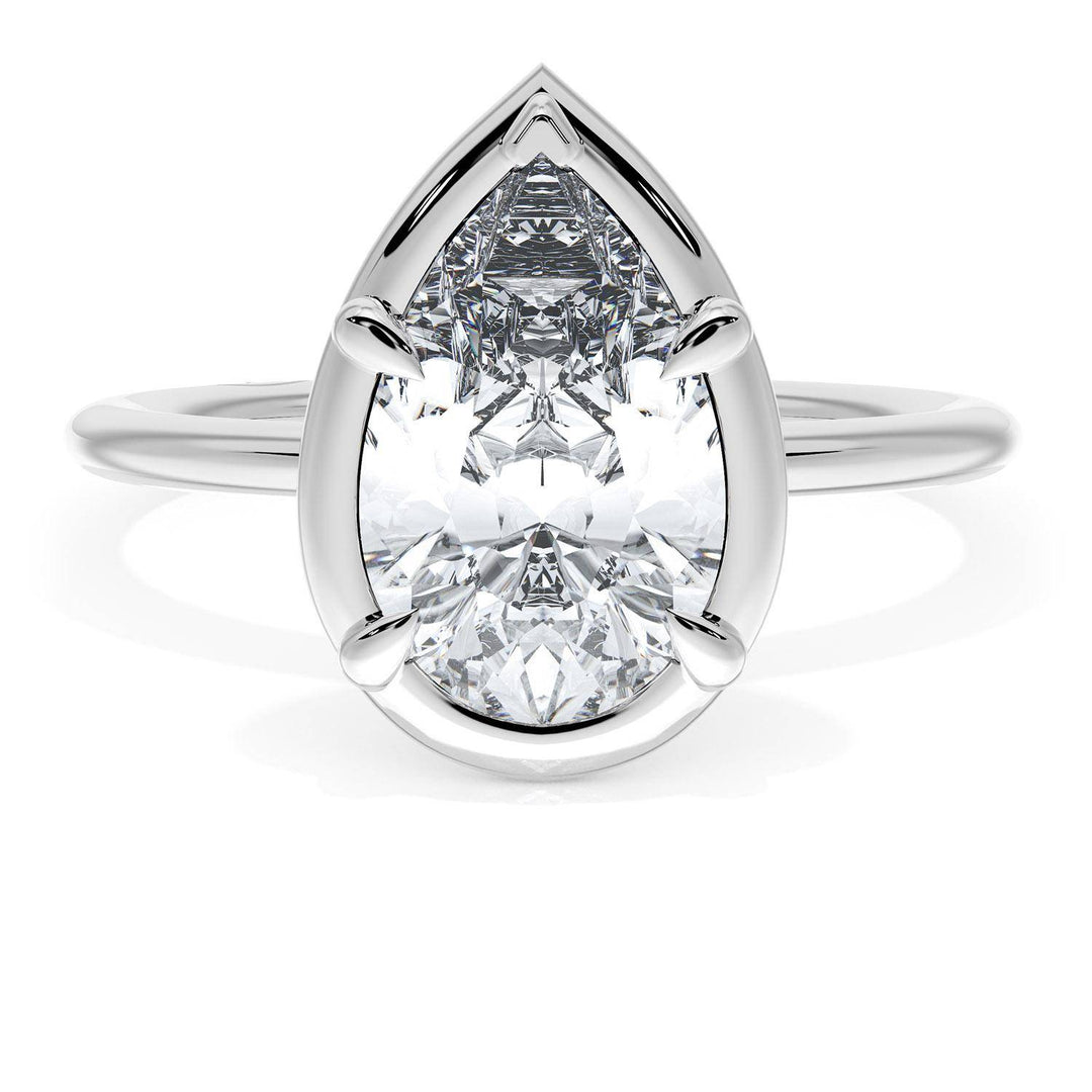 Pear Solitaire Engagement Ring