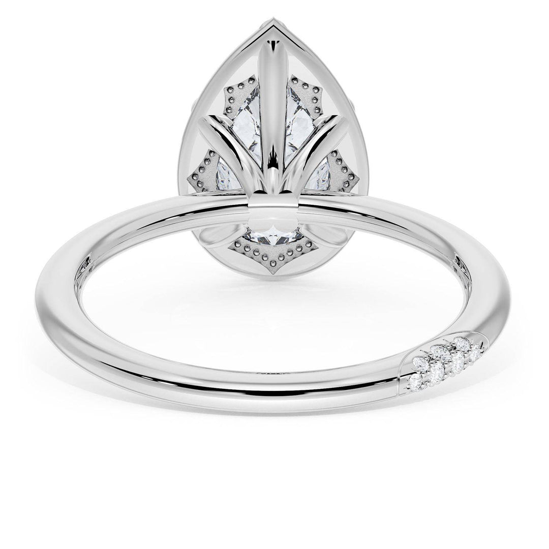 Pear Solitaire Engagement Ring