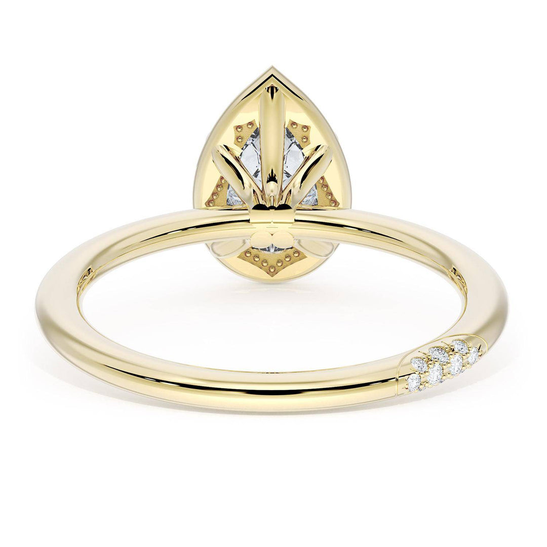 Pear Solitaire Engagement Ring